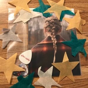 Taylor Swift Evermore Postcards and Guitar Picks